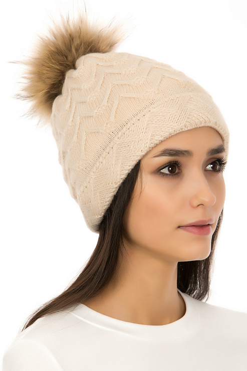 BALDININI 121705 BEIGE Шапка женская BALDININI цвет Бежевый