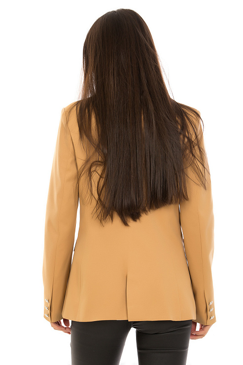 CHEERDUCK/2C19 910 КОРИЧНЕВЫЙ Пиджак женский CHEERDUCK цвет Бежевый