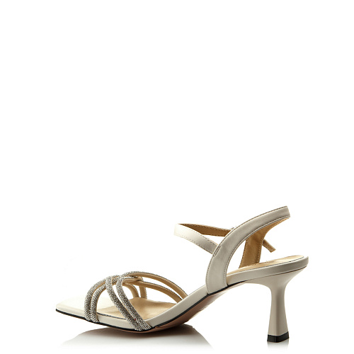 Босоножки на каблуке SERGIO MANCHOT цвет Бeжевый