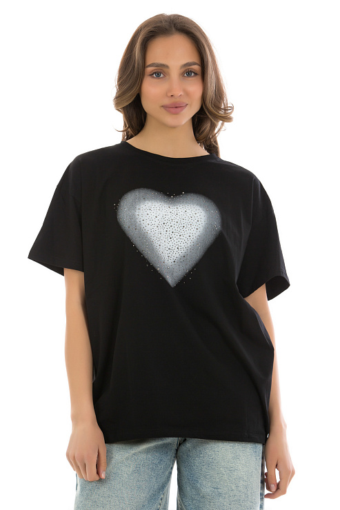 CHEERDUCK/VS FY-104 ЧЕРНЫЙ Футболка женская CHEERDUCK цвет Черный