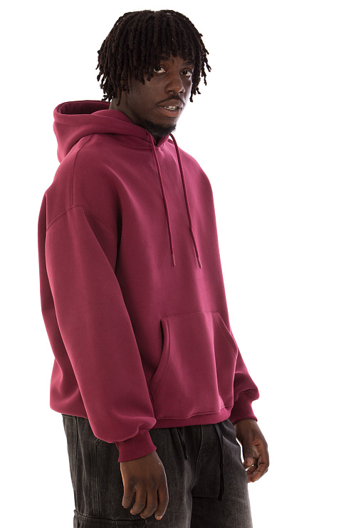 CHEERDUCK/4070 LM 777 БОРДОВЫЙ Худи мужское CHEERDUCK цвет Бордовый