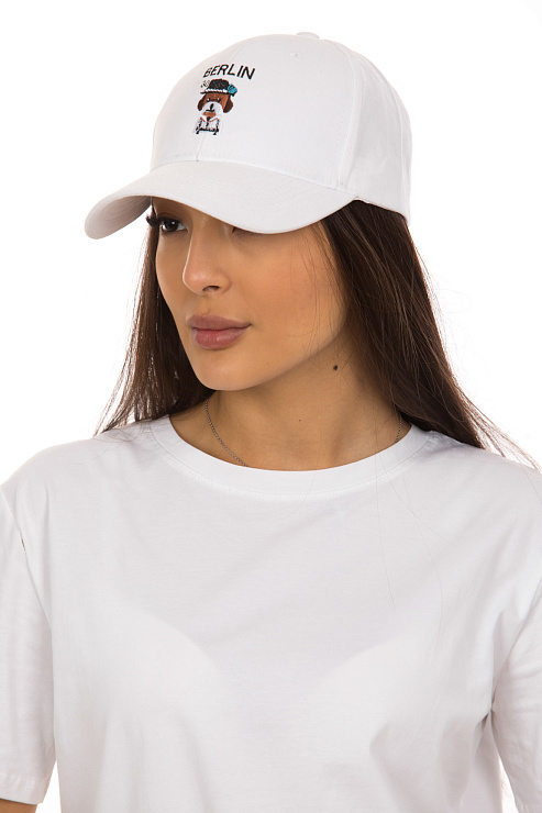 CHEERDUCK 1000-9 БЕЛ Бейсболка  CHEERDUCK цвет Белый