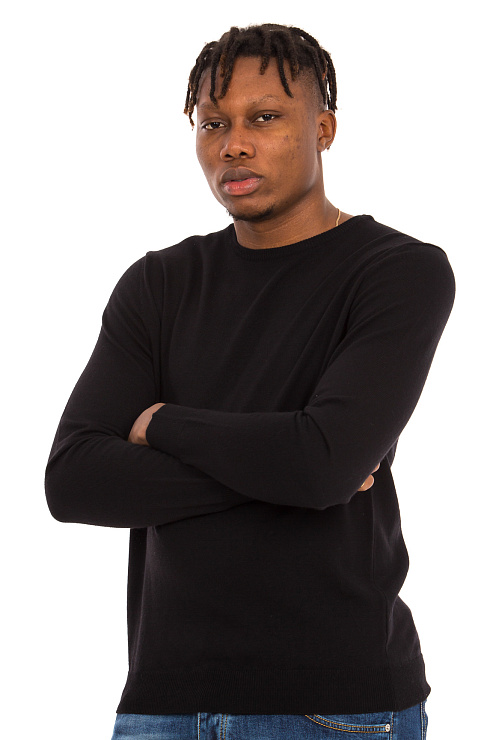 BALDININI MU01 NERO Джемпер мужской BALDININI цвет Черный