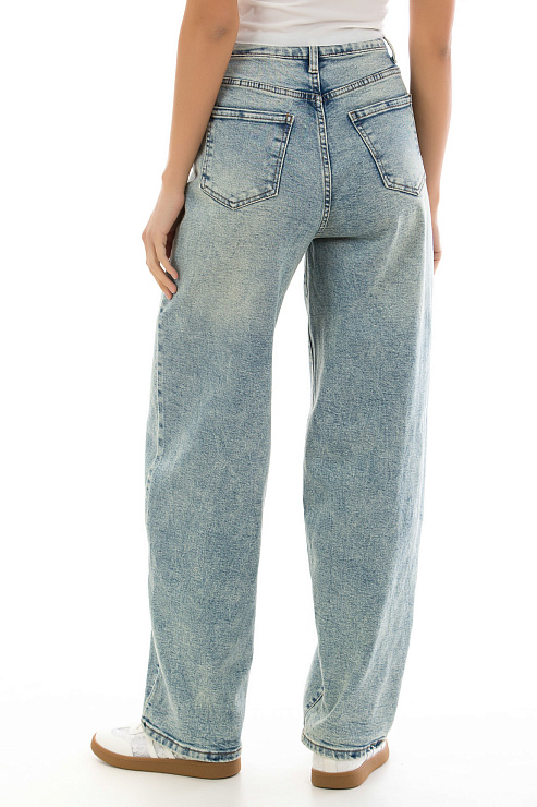 Fashion A-9997 ГОЛУБОЙ Джинсы женские FASHION цвет Голубой