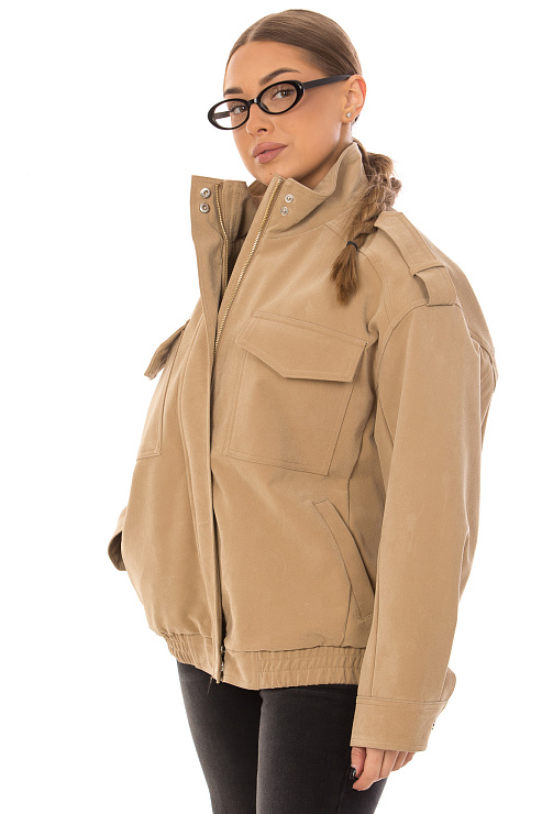 CHEERDUCK/2025 2655 КОРИЧНЕВЫЙ Куртка д/с CHEERDUCK цвет Коричневый