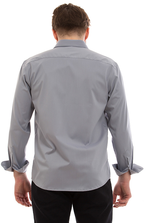 CHEERDUCK/2C87 320-63 СЕРЫЙ Рубашка мужская CHEERDUCK цвет Серый