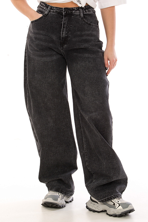 CHEERDUCK A-8106 СЕРЫЙ Джинсы женские CHEERDUCK цвет Серый