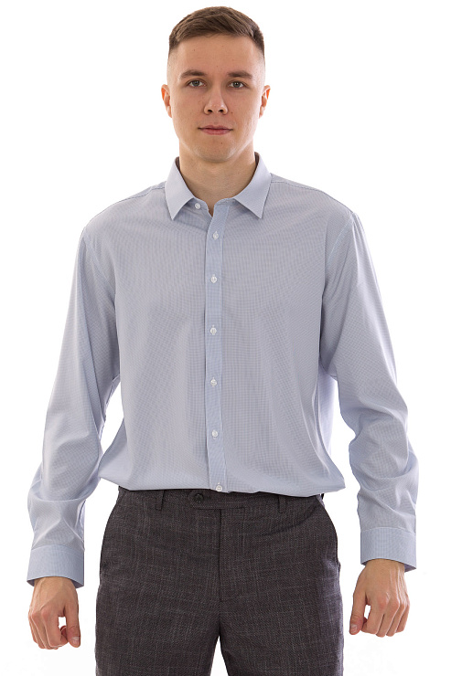 CHEERDUCK/2C87 8560 ГОЛУБОЙ Рубашка мужская CHEERDUCK цвет Голубой