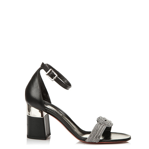 Босоножки на каблуке BALDININI цвет Черный