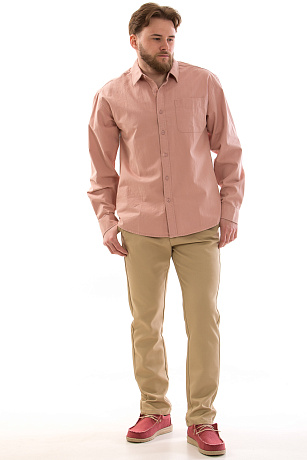 CHEERDUCK/2C87 6608-6 БЕЖЕВЫЙ Брюки мужские CHEERDUCK цвет Бежевый