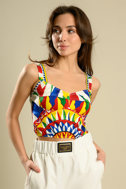 Топ BELLABOA цвет Синий