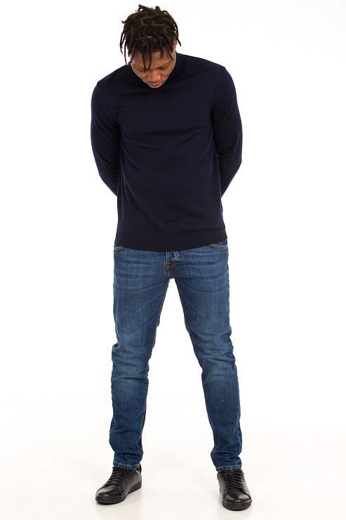 BALDININI MU04 BLUE Водолазка мужская BALDININI цвет Синий