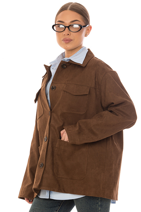 CHEERDUCK/2C22 9067 КОРИЧНЕВЫЙ Куртка д/с CHEERDUCK цвет Коричневый