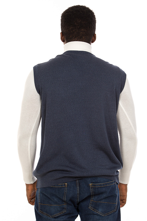 CHEERDUCK/BA 3761 СИНИЙ Жилет мужской CHEERDUCK цвет Синий