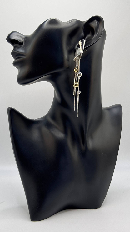 Серьги BELLABOA цвет Серебристый