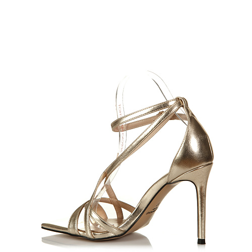 Босоножки на каблуке SERGIO MANCHOT цвет Золотой