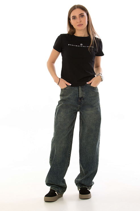 Fashion 8125 СИНИЙ Джинсы женские FASHION цвет Синий