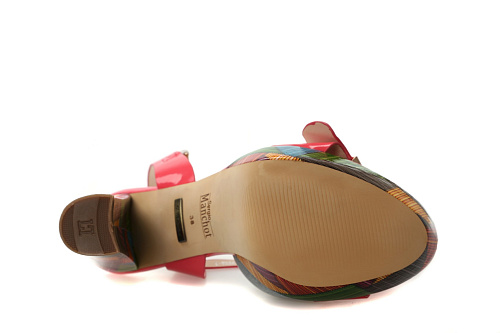 Босоножки на каблуке SERGIO MANCHOT цвет Красный