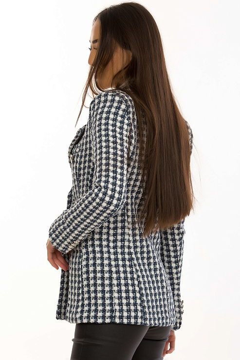 CHEERDUCK/2C19 130 БЕЛ.ЧЕРН Пиджак женский CHEERDUCK цвет Черный