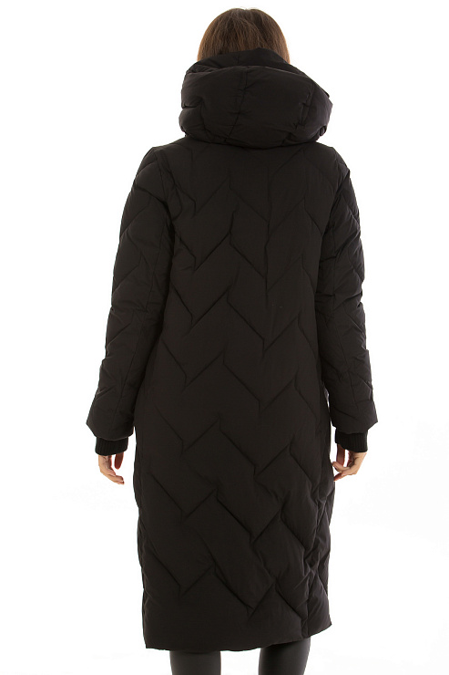 TOWMY 3378 ЧЕРНЫЙ Пуховик женский TOWMY цвет Черный