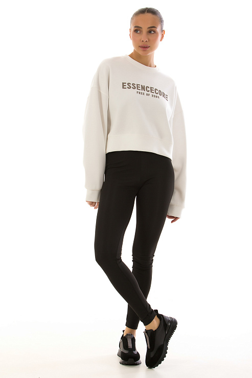 Fashion L-134 ЧЕРНЫЙ Леггинсы женские FASHION цвет Черный