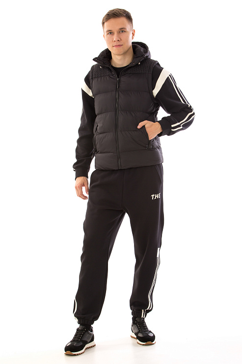 CHEERDUCK/2C62 3359 ЧЕРНЫЙ Жилет мужской CHEERDUCK цвет Черный