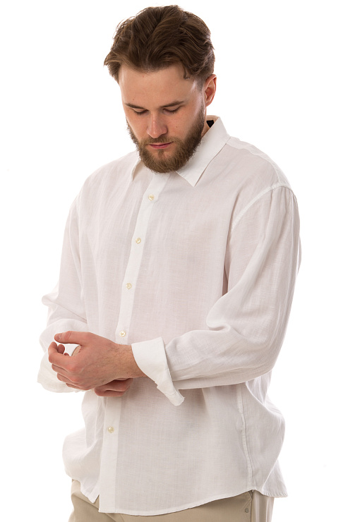 CHEERDUCK/4070 8127 БЕЛЫЙ Рубашка мужская CHEERDUCK цвет Белый