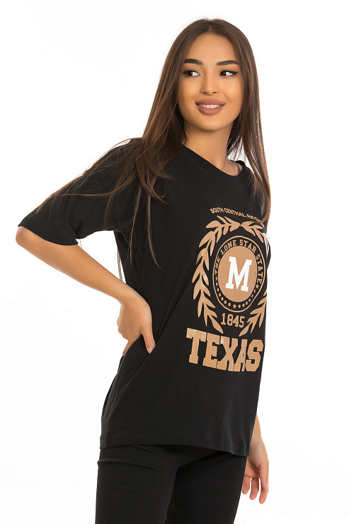 CHEERDUCK/FA 0010 ЧЕРНЫЙ Футболка женская CHEERDUCK цвет Черный