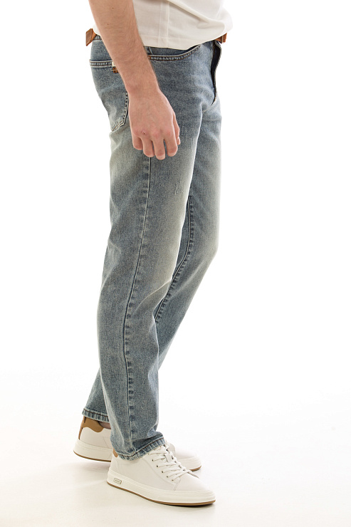 CHEERDUCK/4070 60467 СИНИЙ Джинсы мужские CHEERDUCK цвет Синий