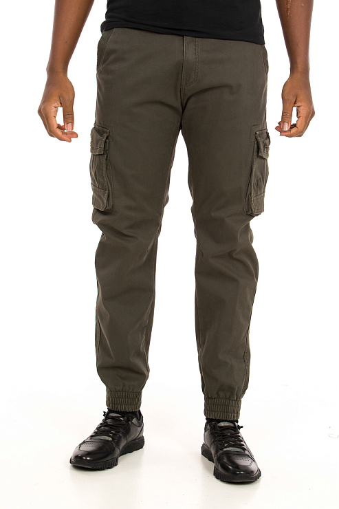 CHEER&DUCK/4066 1865 ХАКИ Брюки мужские спортивные CHEERDUCK цвет Хаки