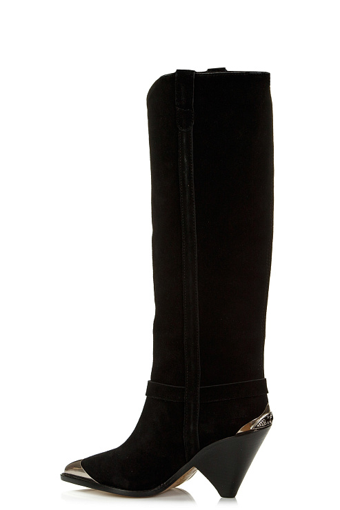 Сапоги на каблуке BELLABOA цвет Черный