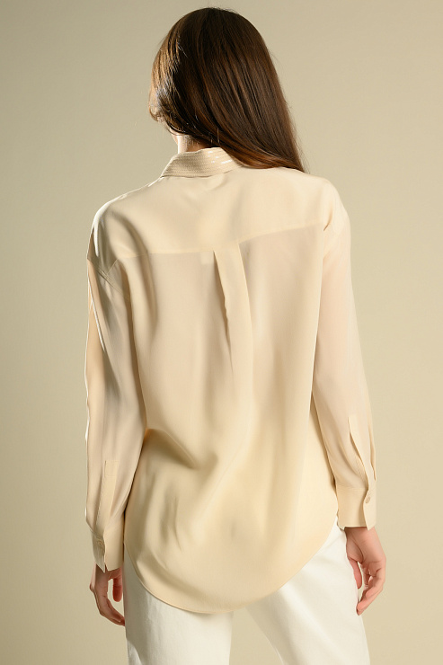 BELLABOA 111-209 БЕЖЕВЫЙ Блуза женская BELLABOA цвет Бежевый