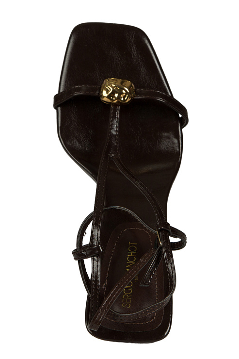 Босоножки на каблуке SERGIO MANCHOT цвет Коричневый