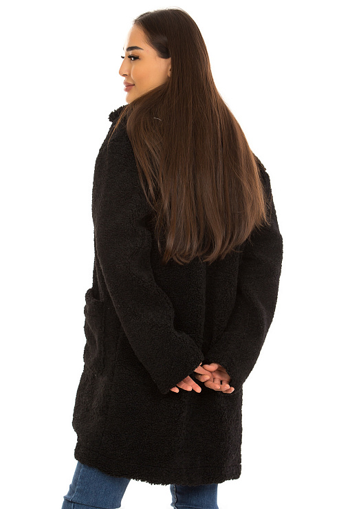 CHEERDUCK/RA 1819 ЧЕРНЫЙ Пальто женское CHEERDUCK цвет Черный