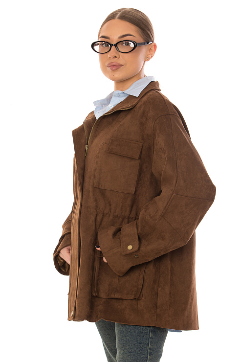 CHEERDUCK/2C22 25041 Т.КОРИЧНЕВЫЙ Куртка д/с CHEERDUCK цвет Коричневый