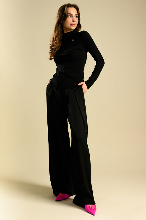 BELLABOA 111-126 ЧЕРНЫЙ Водолазка женская BELLABOA цвет Черный