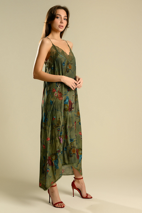 BELLABOA 111-176 ЗЕЛЕНЫЙ Сарафан женский BELLABOA цвет Зеленый