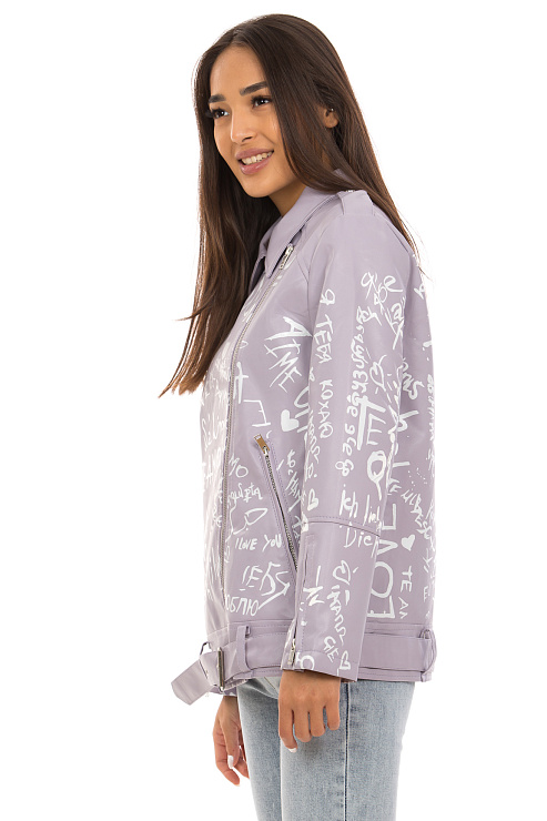 CHEER&DUCK/2025 034-3 СИРЕН. Куртка женская CHEERDUCK цвет Сиреневый