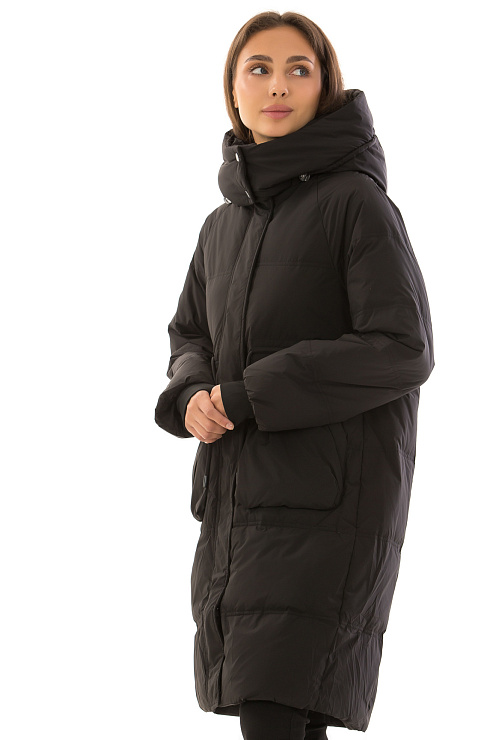 CHEERDUCK/2030 6801 ЧЕРНЫЙ Пуховик женский CHEERDUCK цвет Черный