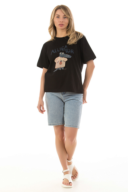 Футболка CHEERDUCK цвет Черный