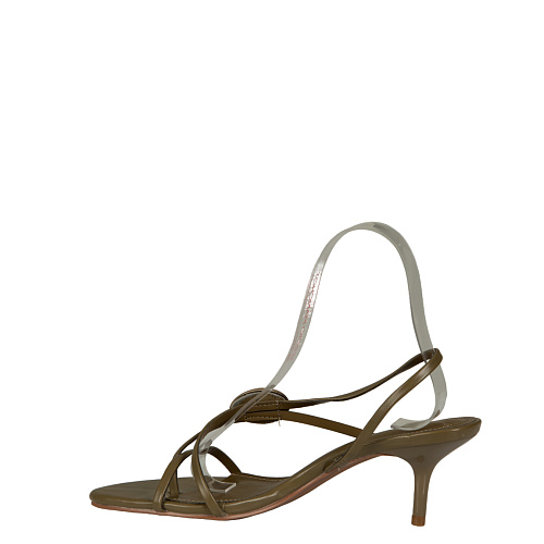 Босоножки на каблуке SERGIO MANCHOT цвет Хаки