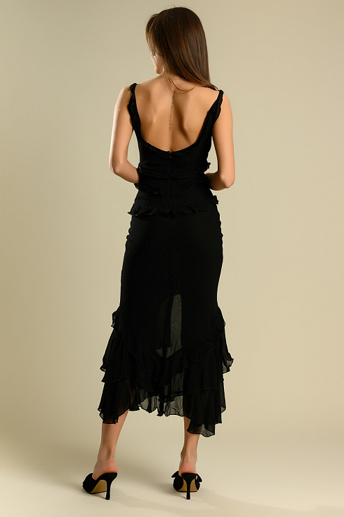 BELLABOA 111-255 ЧЕРНЫЙ Платье женское BELLABOA цвет Черный