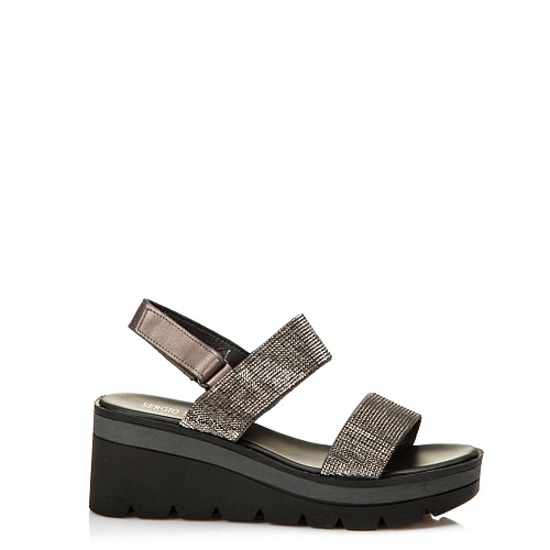 Босоножки SERGIO MANCHOT цвет Серебристый