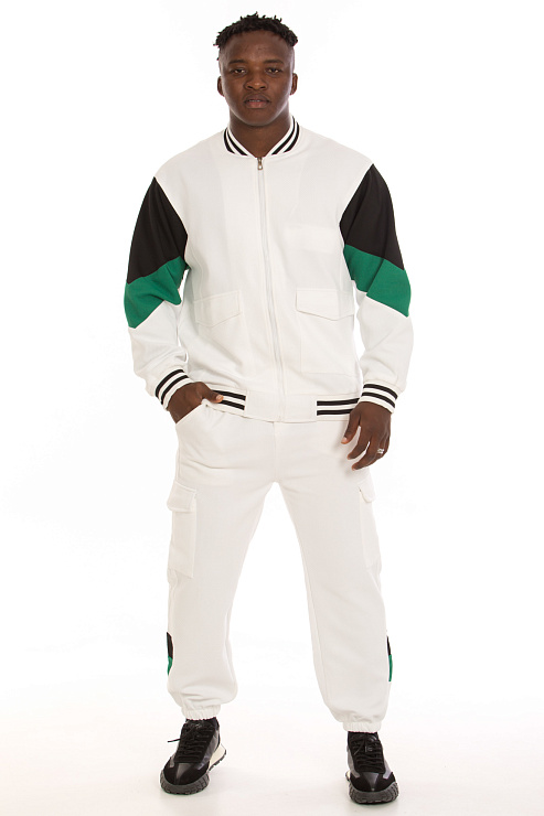 CHEERDUCK/GuaZ D85 БЕЛЫЙ Костюм мужской спортивный CHEERDUCK цвет Белый