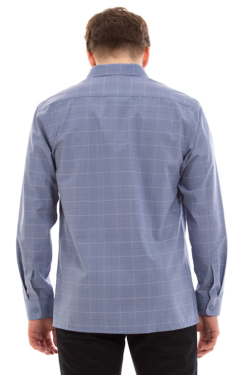 CHEERDUCK/2C87 810-1 СИНИЙ Рубашка мужская CHEERDUCK цвет Синий