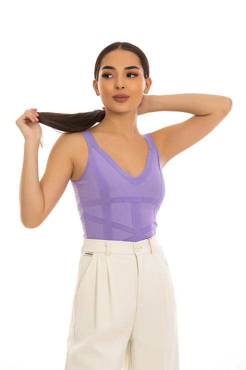 Боди CHEERDUCK цвет Фиолетовый