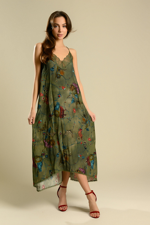 BELLABOA 111-176 ЗЕЛЕНЫЙ Сарафан женский BELLABOA цвет Зеленый