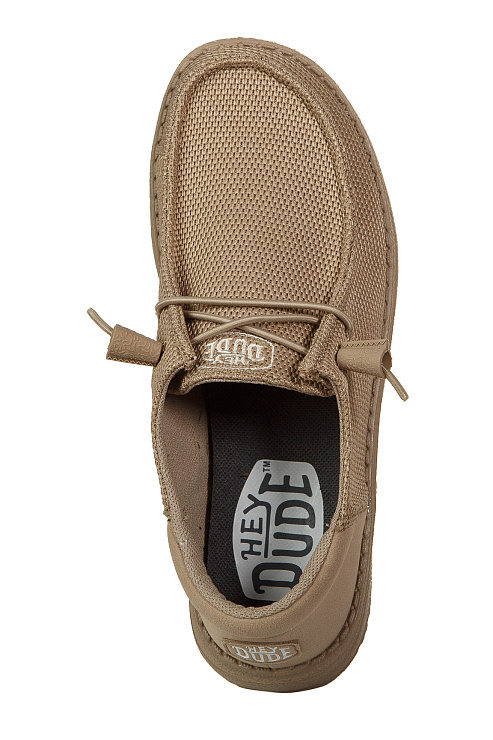 Мокасины HEYDUDE цвет Бежевый