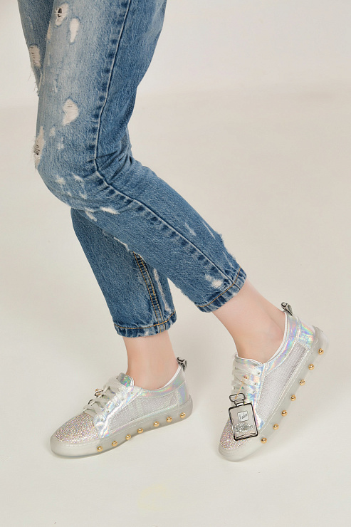 Кеды SERGIO MANCHOT цвет Серебристый