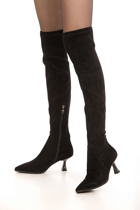Ботфорты на каблуке SERGIO MANCHOT цвет Черный